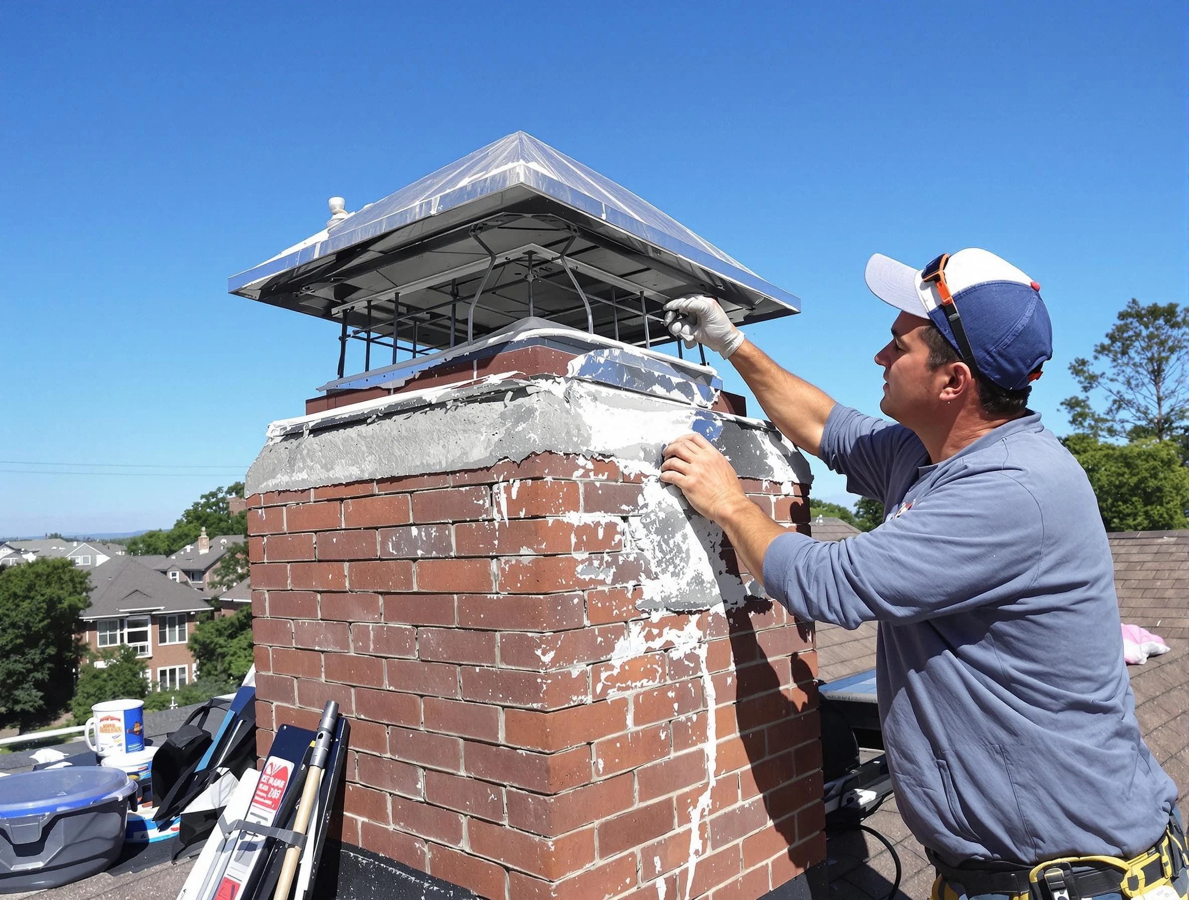 Chimney Crown Services service in Harrison, PA