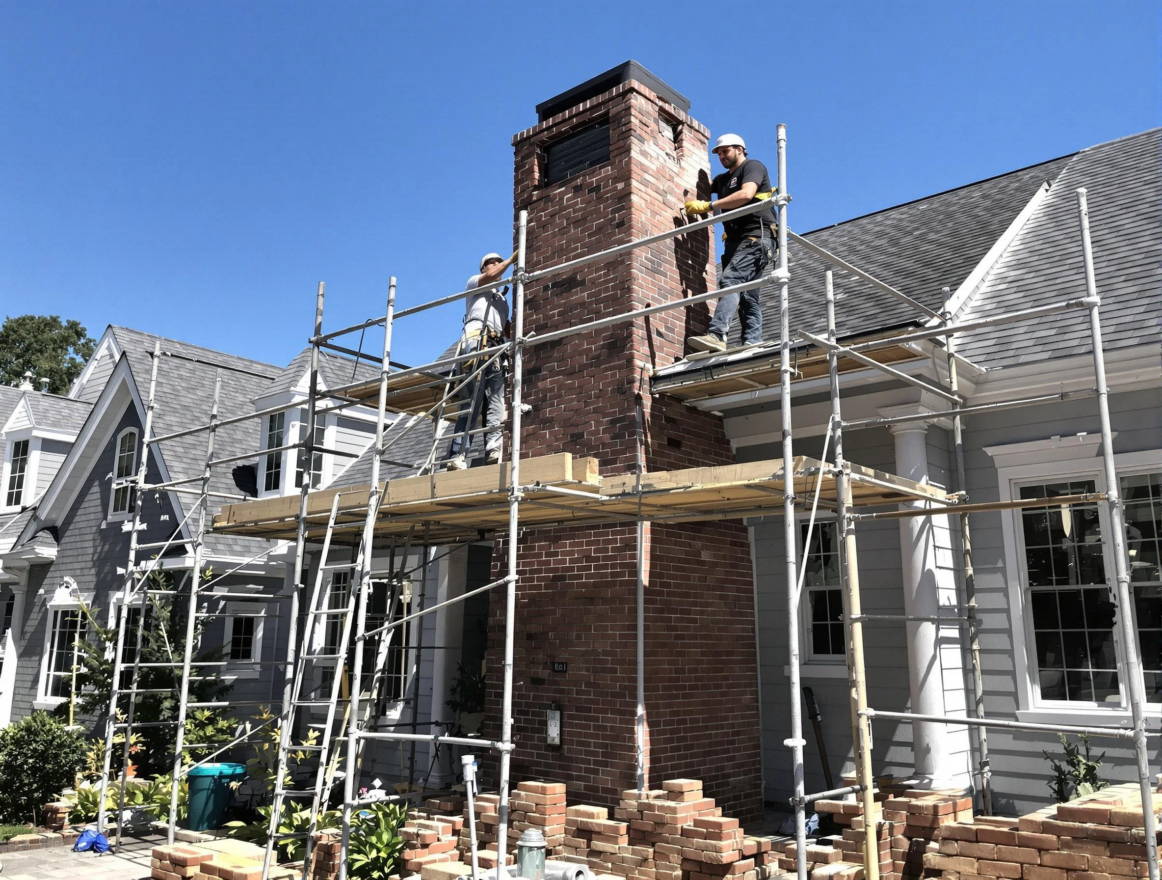 Chimney Rebuilding in Harrison
