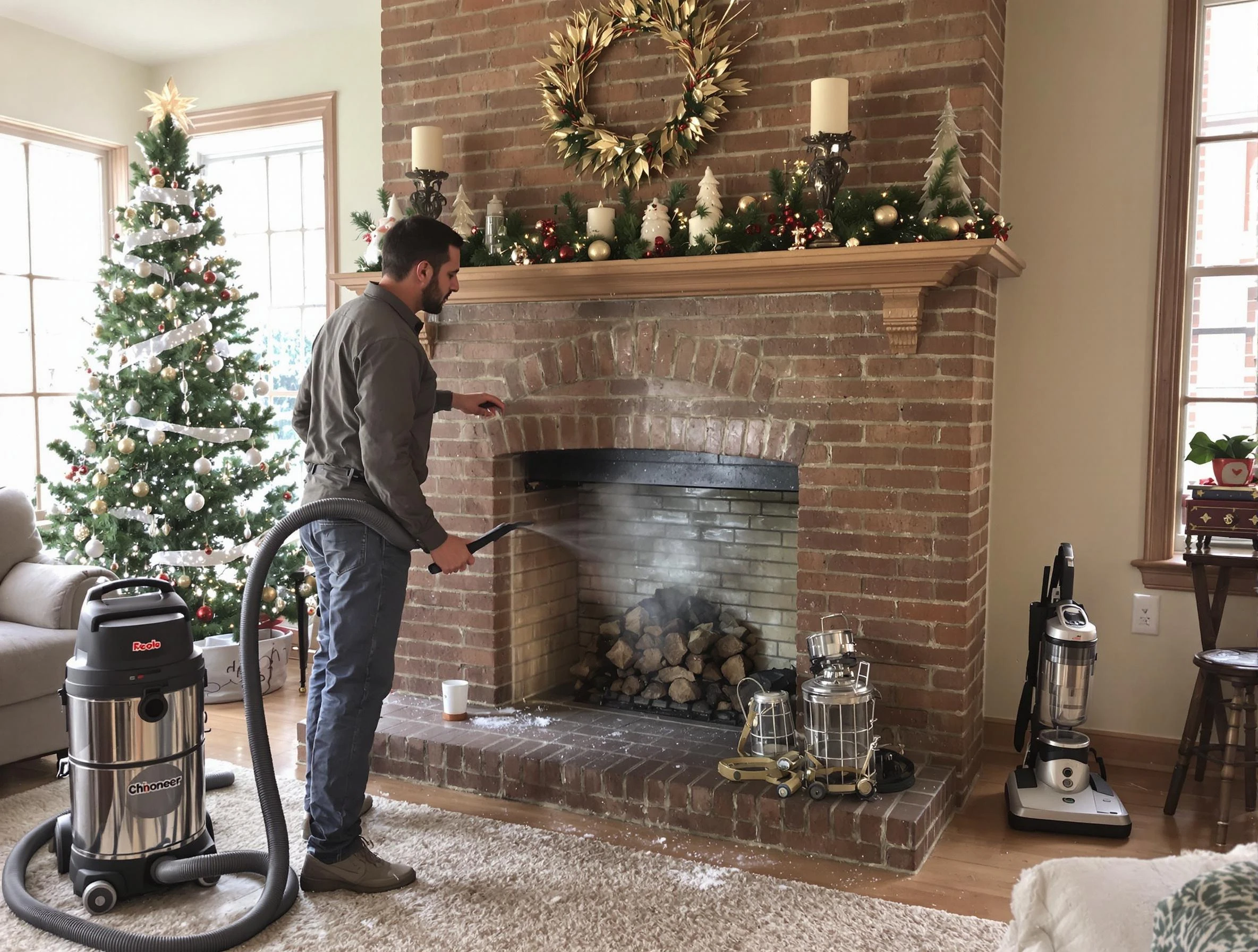 Fireplace Cleaning in Harrison