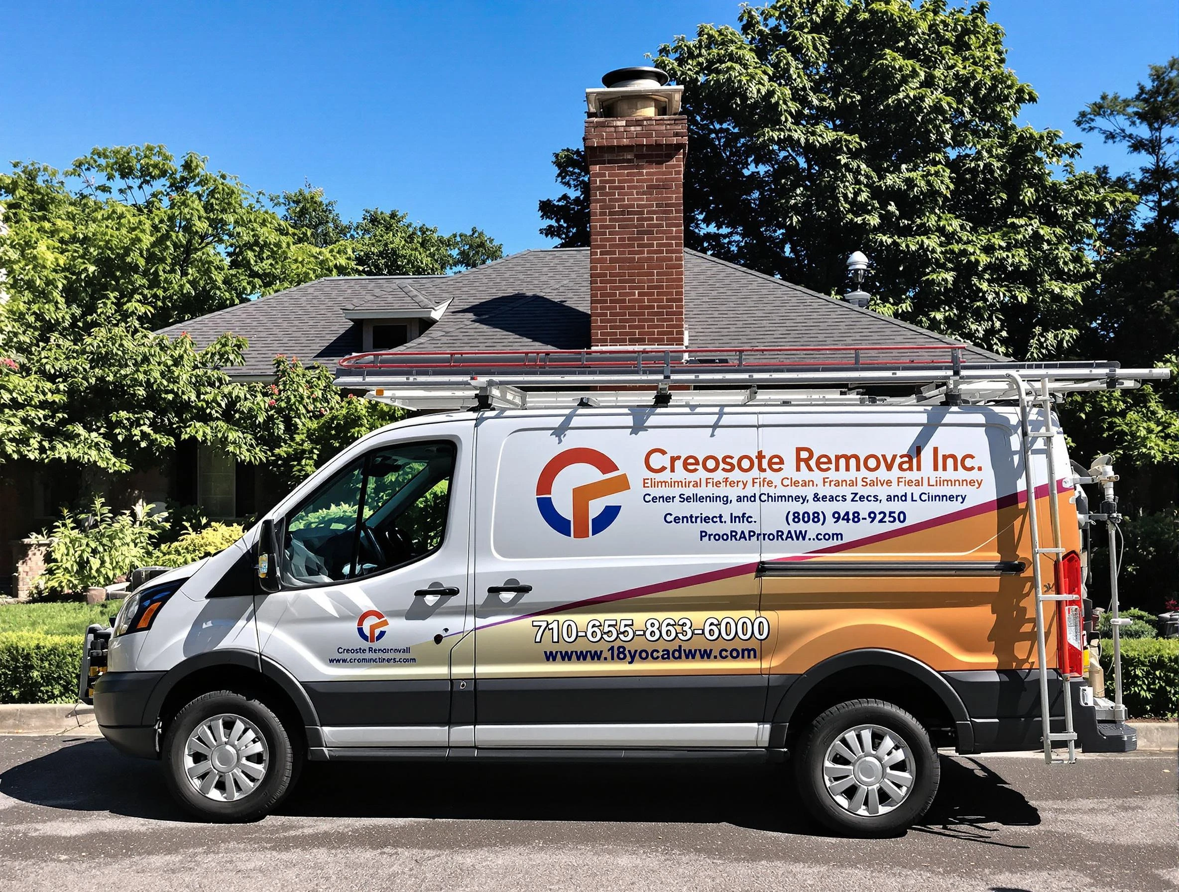 Harrison Chimney Sweep technician removing creosote safely in Harrison, PA